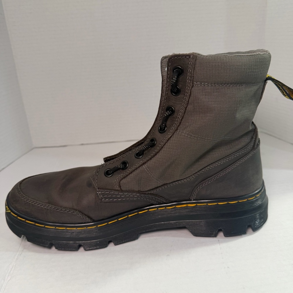 Dr. Martens Combs Jungle Zip Boots, Brown/ Grey, Men’s 11, Women’s 12. - Picture 10 of 14